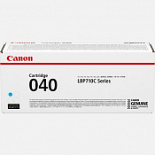 Картридж лазерный Canon 040C 0458C001 голубой (5400стр.) для Canon LBP-710/712