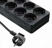 Сетевой фильтр Ippon BK-238 3м (8 розеток) черный (коробка)