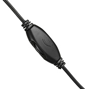 Наушники с микрофоном Оклик HS-M137V черный 1.8м мониторные оголовье (614046)
